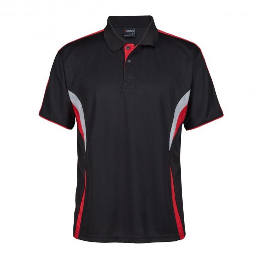 Black Red Grey Coolabah Polo Shirts